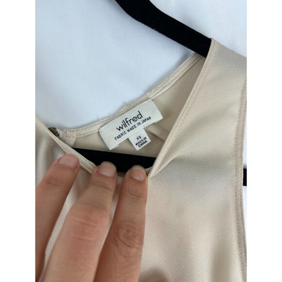 Aritzia Wilfred Free Silk Sleeveless Blouse Womens Size XS Office Career - Picture 5 of 13